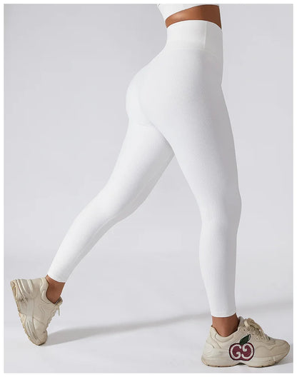 Women Yoga Set Gym Clothing Tracksuit Long Sleeve Crop Top One Shoulder Bra High Waist Seamless Leggings Fitness Sports Suits