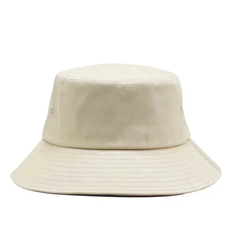 Big Head Man Large Size Bucket Hats Boy 60-63cm Plus Size Summer Fisherman Cap
