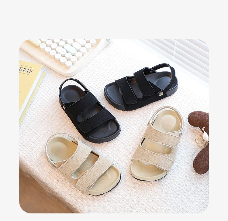 Boy's And Girls' 2026 Summer New  Casual Thick Sole Slides Forest Style Two-Way Sandals