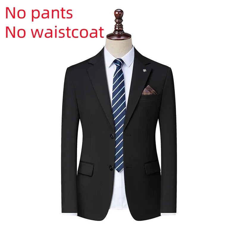 2025 High quality fashion handsome everything fashion business leisure has a single west two sets three sets