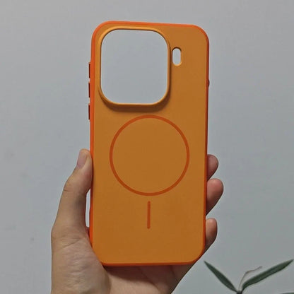 For OPPO Find X9 X9 Pro Case Magnetic Double Color Matte PC +TPU Skin Feel Back Cover with Metal Button for Find X 9