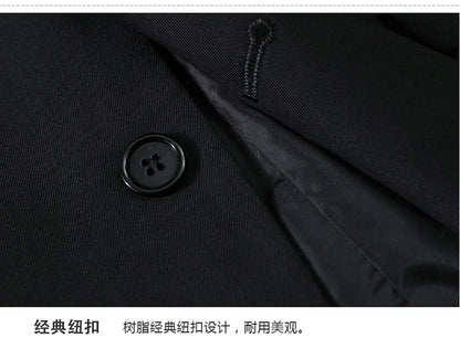Suit (Blazer+ Vest + Pants) Men's Fashion Gentleman Business Outdoor Standing Collar Gentleman Wedding Work Casual MAO Suit