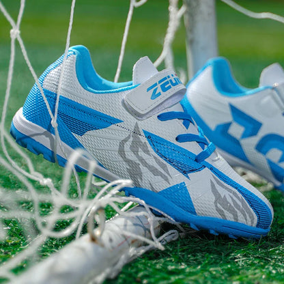 Kids Soccer Cleats Unisex Child Turf Soccer Shoes Indoor Youth Football Boots Artificial Ground Trainning Futsal Sneaker Outdoor