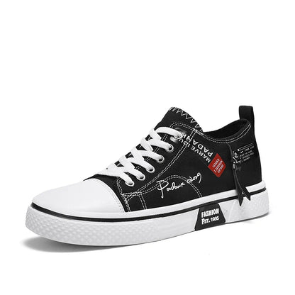 Men's plus size casual Canvas shoes summer soft-sole non-slip outdoor walking shoes fashion youth sports board shoes flat shoes