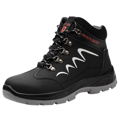 Waterproof Men's Safety Work Boots Steel Toe Shoes Anti Impact And Anti-Puncture Outdoor Adventure Hiking Industrial Boots