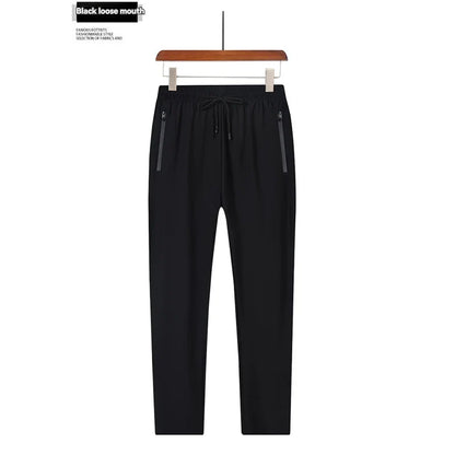 New Ice Silk Breathable Men's Sports Pants Quick Drying Sweat-absorbing Comfortable Cool High Quality Outdoor Pants for Men