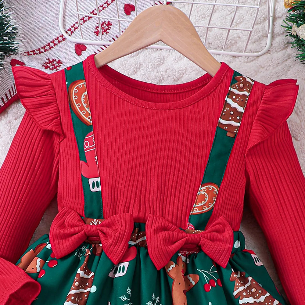 2026 New Year Dresses Princess Dress Red Long Sleeve Flying Sleeve Prom Evening Performance Carnival Christmas Party Clothing