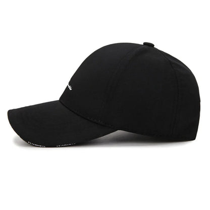 Men And Women Spring And Summer Baseball Cap Hipster Wild Black And White