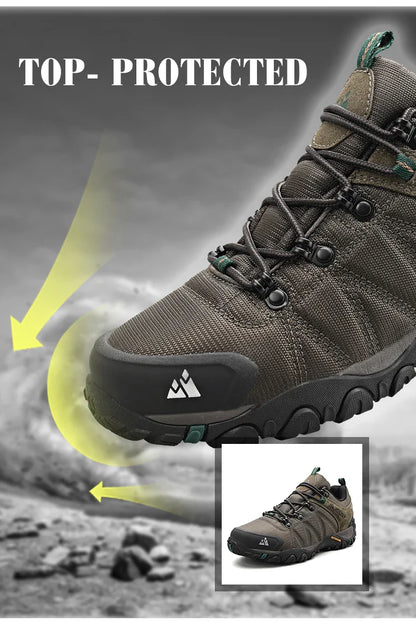Non-slip Men Hiking Shoes Breathable Outdoor Wear Resistant Splashproof Climbing Men Sneaker Tourism Mountain Shoes