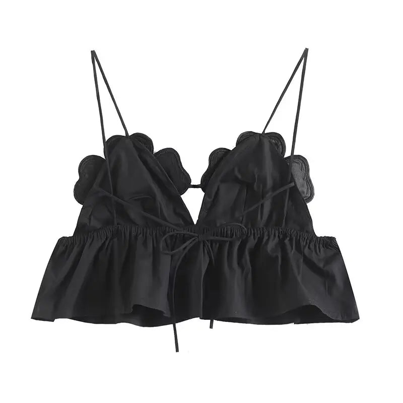 Women Summer Sexy Camis Tank Tops 2025 Fashion Solid Strapless Beading Female Elegant Street Top Clothing