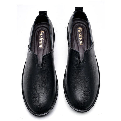 Mocassins Casuais Retrô Masculinos de Sola Macia Confortáveis e Antiderrapantes Feitos à Mão para Sapatos de Negócios Casuais 38-47