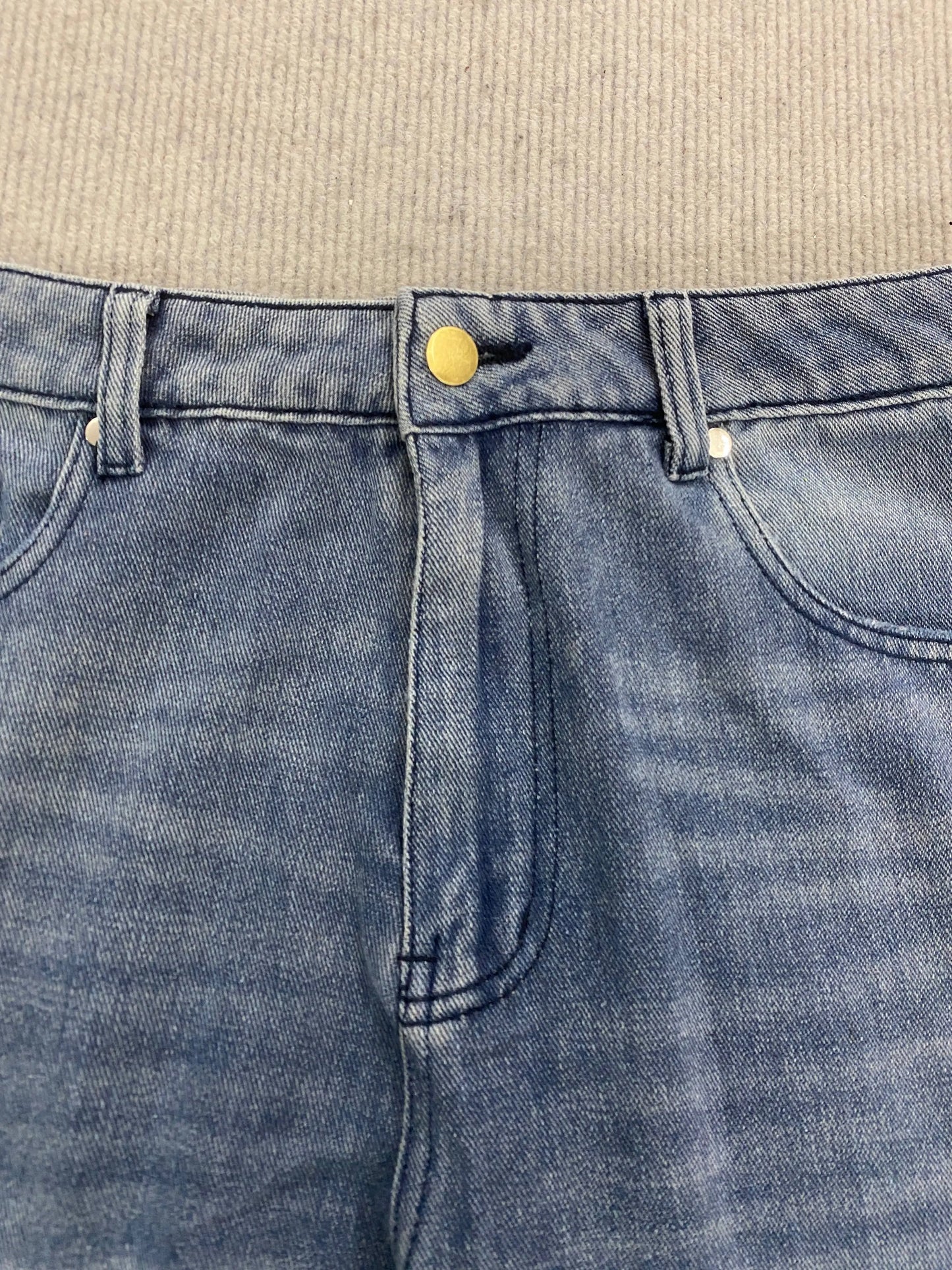 Calça jeans unissex estilo casual de rua, estilo ins, corte reto, lavagem envelhecida retrô, usada, novidade primavera 2026, street style americano.