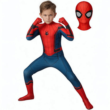 Spiderman Costume for Kids Adult Tobey Maguire Cosplay Bodysuit Superhero Zentai Suit Jumpsuit Halloween Carnival Party Costumes
