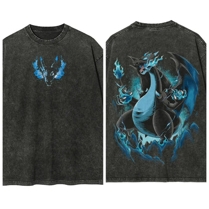 Washed Retro Short Sleeve T-Shirt Casual Summer Wear Men's Comfortable Short Sleeve Half Sleeve Sports Popular Top