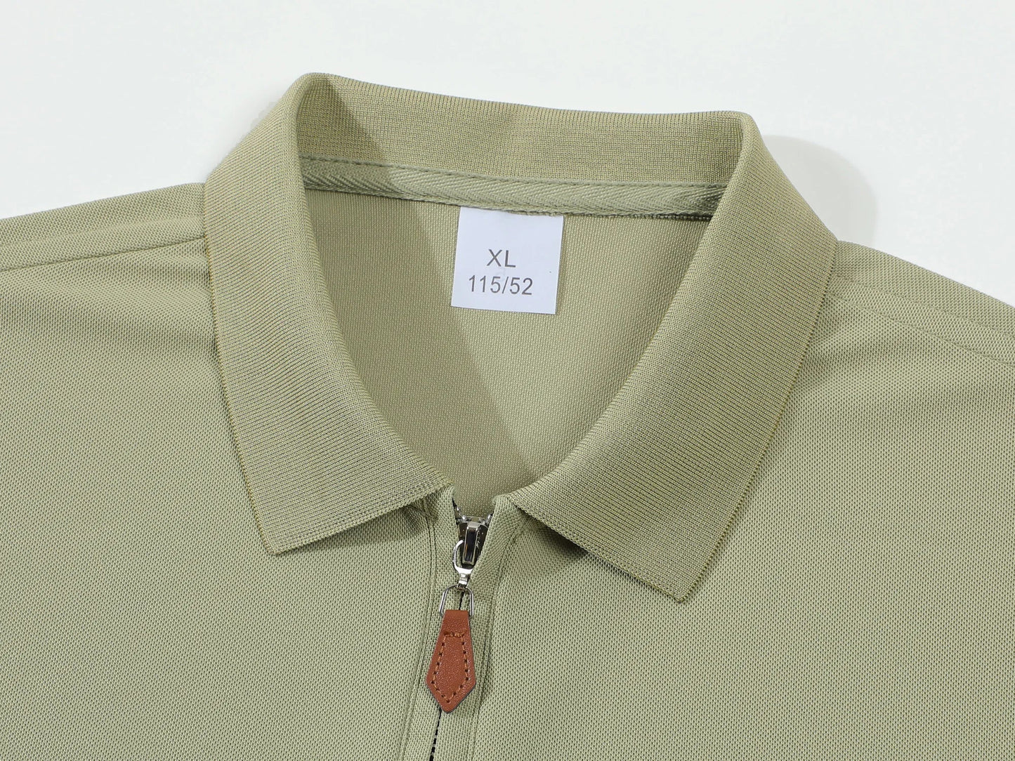 Summer New Men's Fashion Half Pulled Chain Collar Collar Golf T-shirt, Golf Slimming Short Sleeve Top, Casual Men's Top M-5XL