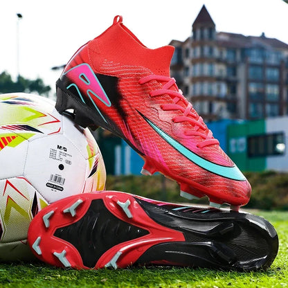 New Men Football Boots Ultralight Training Soccer Shoes Breathable Unisex Professional Wholesale Indoor Futsal Drop Shipping
