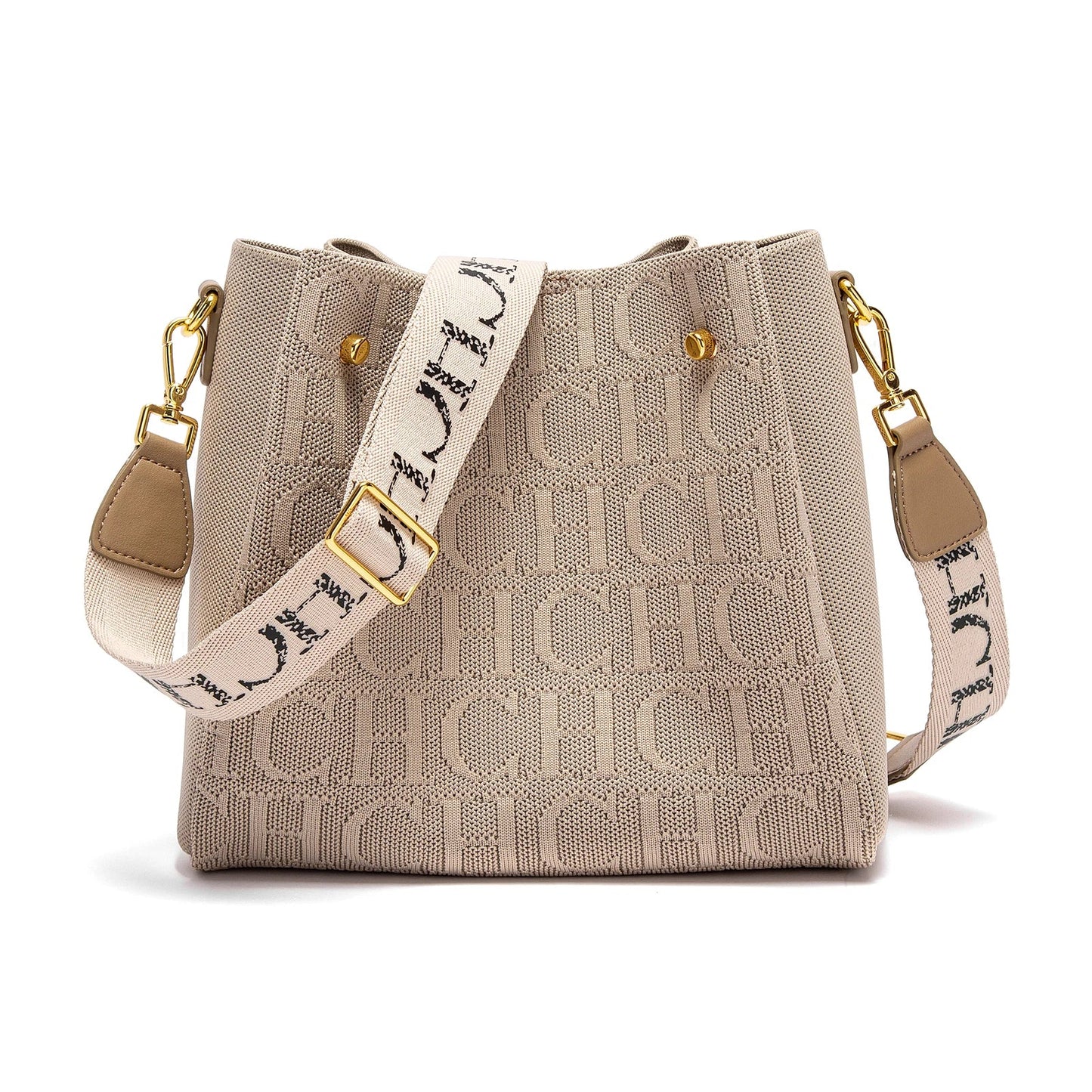 Women's Shoulder Bag New Magnetic Buckle Khaki Shoulder Bag Large Capacity