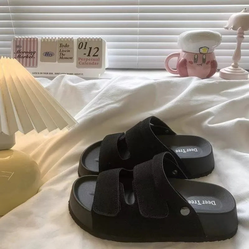 Boy's And Girls' 2026 Summer New  Casual Thick Sole Slides Forest Style Two-Way Sandals