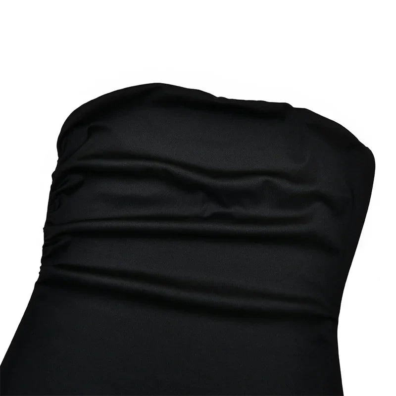 Lace Backless Sexy Mini Dress Women Gown Elegant See Through Turtleneck Sleeveless Bodycon Club Party Dresses Female