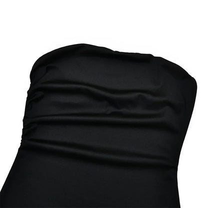 Lace Backless Sexy Mini Dress Women Gown Elegant See Through Turtleneck Sleeveless Bodycon Club Party Dresses Female