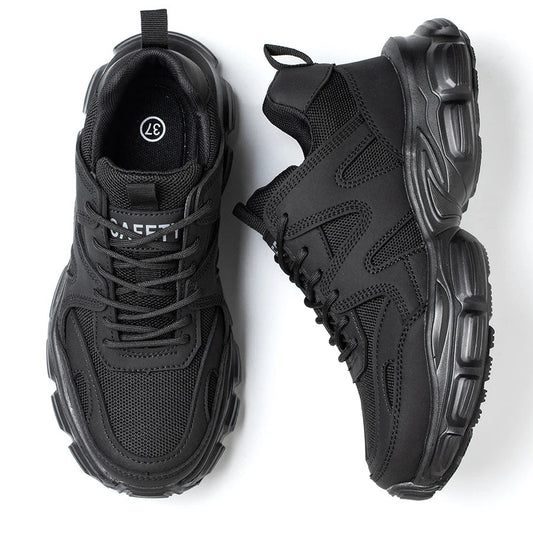 Men Work Safety Shoes Anti-puncture Working Sneakers Male Indestructible Work Shoes Men Boots Lightweight Men Shoes Safety Boots