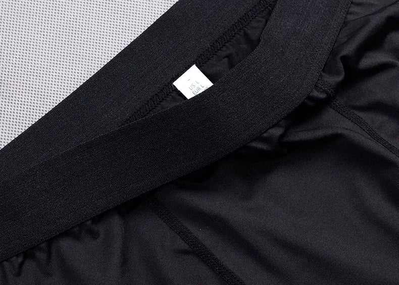 Men's compression sports pants fast drying fitness sports pants running tight pants training tight pants black red gray line
