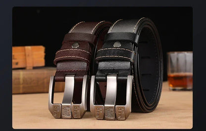Men High Quality Genuine Leather Belt Luxury Brand Designer Belts Men Fashion Waist Straps for Jeans Trousers
