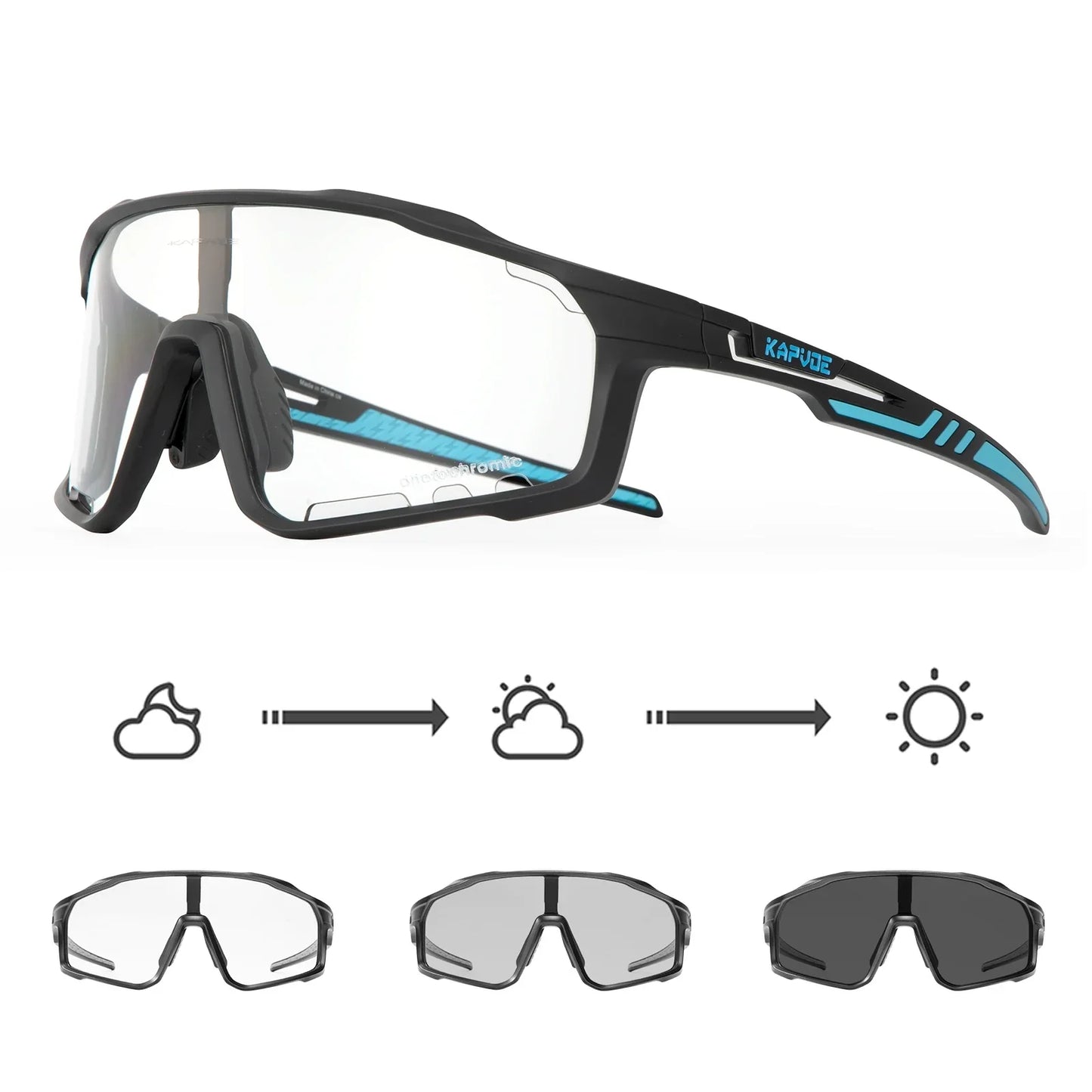 Photochromic Sunglasses Men's Women Sports Cycling Glasses Road Running Goggles MTB Bike Bicycle Mtb Eyewear For Driving