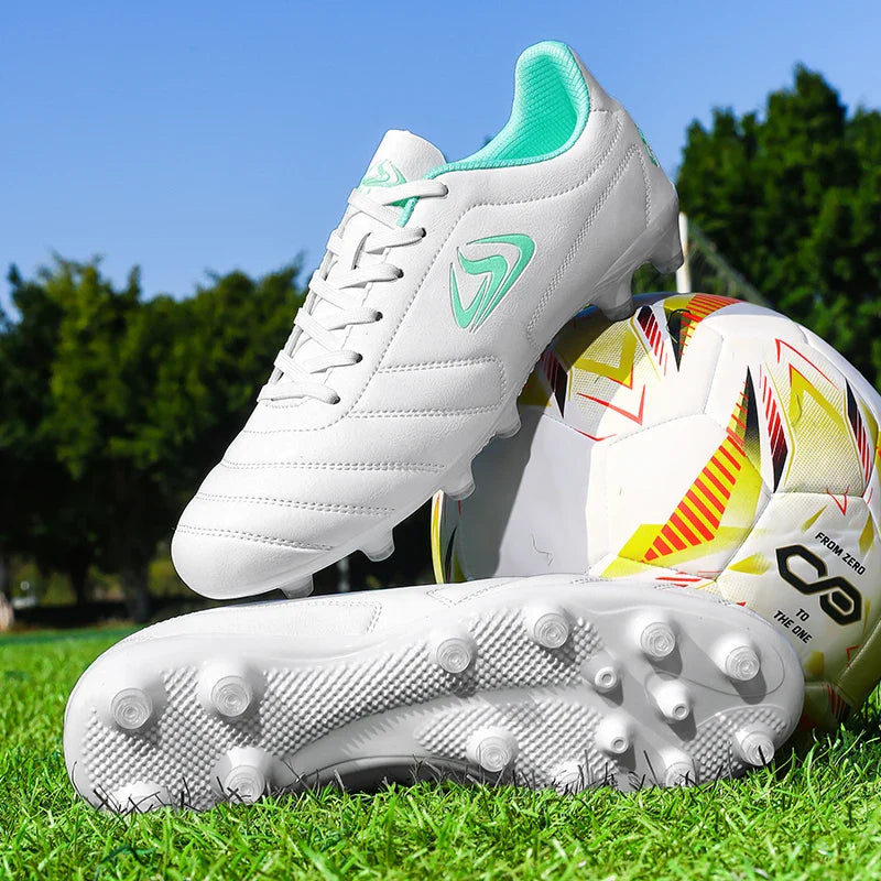 New Men Football Boots Futsal Soccer Shoes TF FG Grass Cleats Comfortable Outdoor Training Shoes Match Breathable Sport Indoor