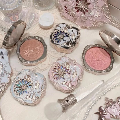 Little Angel Collection Makeup Gift Box Eyeshadow Blush Cream Matte Lipstick Full Kit All