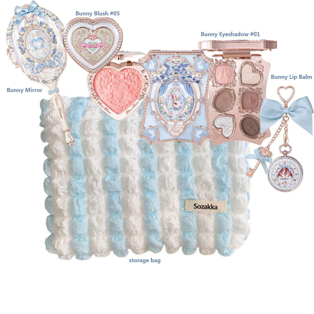 Strawberry Cupid Collection Makeup Kit Full Professional Face Palette Blush Eyeshadow Lip Cream Solid Perfume Sets