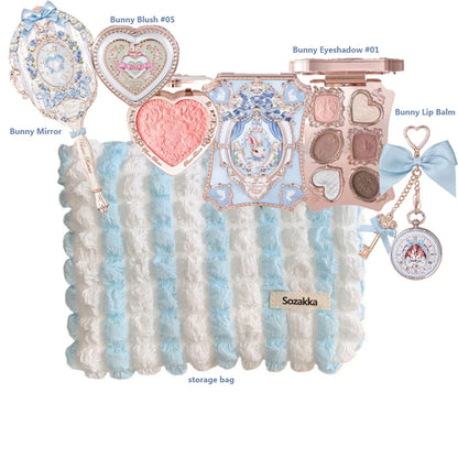 Strawberry Cupid Collection Makeup Kit Full Professional Face Palette Blush Eyeshadow Lip Cream Solid Perfume Sets