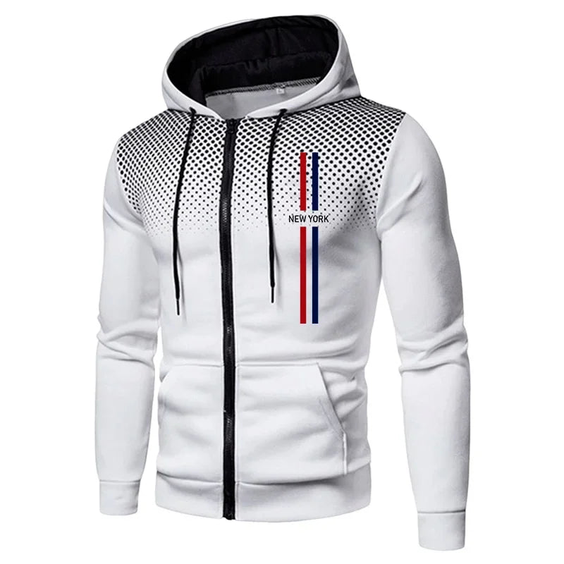 2025 Brand New Men's Tracksuit Hoodie Sweatpants Urban Casual Fashion Sportswear Autumn Winter Daily Casual Sporty Zipper Outfit
