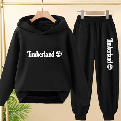 Children Clothing Autumn Winter Hoodie Coat Sweatshirt Top+Trousers Boys Girls Toddler 3-12Yrs Casual Kids Charming Pullover Set