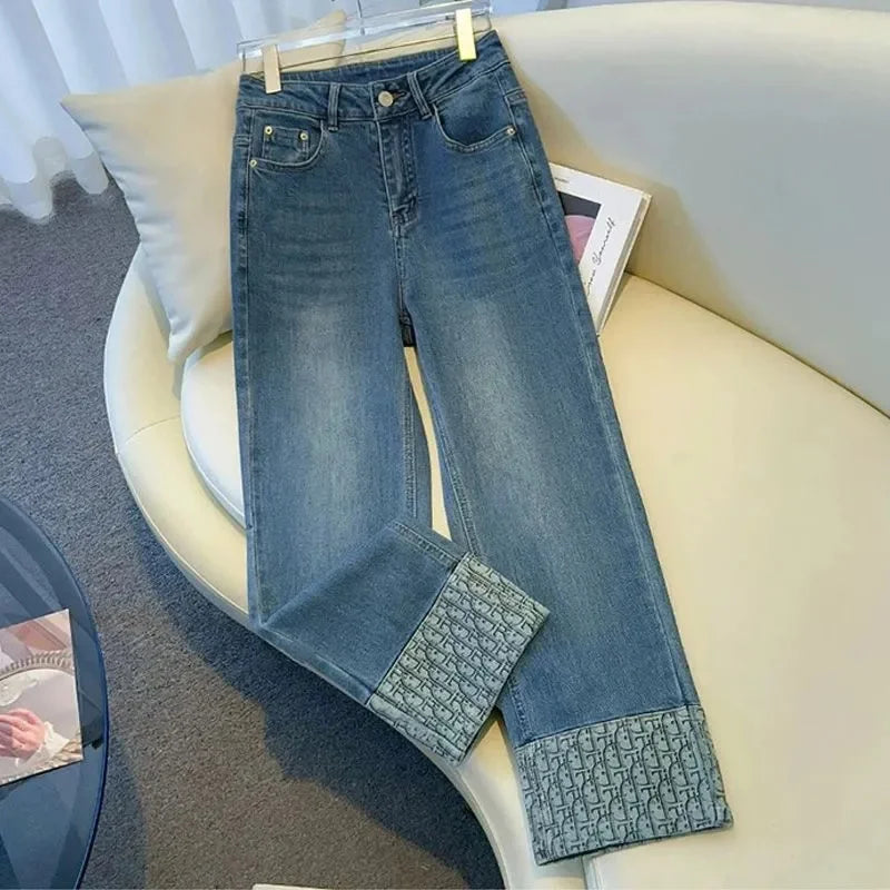 High Waist Ladies Wide Legs Spring Summer Casual Loose All-Match Pants