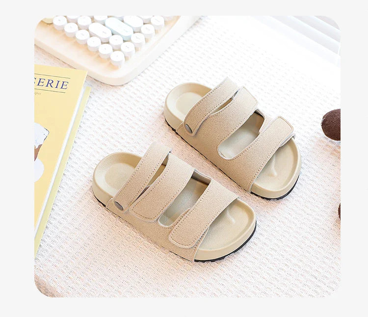 Boy's And Girls' 2026 Summer New  Casual Thick Sole Slides Forest Style Two-Way Sandals