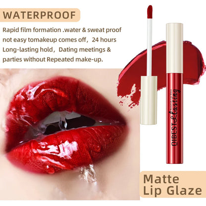 12 Colors Matte Liquid Lipstick Sets Lip Gloss Waterproof Long Lasting Sexy Red White Black Nude Lipgloss Makeup Sets