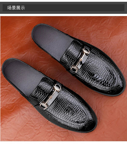Men's shoes four seasonal new fashion outdoor leather shoes comfortable soft soles non slip lightweight plus size casual shoes