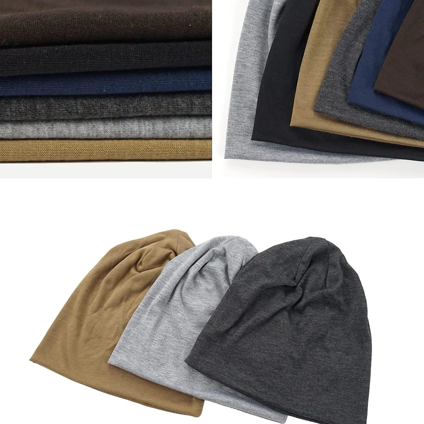 Slouchy Beanie Hip-Hop Soft Lightweight Running Beanie Adult Dwarf Hats