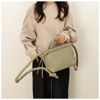 Colorful Nylon Small Square Shoulder and Crossbody Bags Super Cool Simple Versatile Handbags for Women 2024 Casual Hot Sale