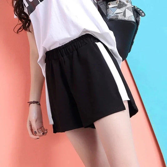 Summer Fasion Bottoms Ladies Girl Shorts Streetwear Female Women Fitness Joggers Sports Running Breathable Plus Size Short Pants