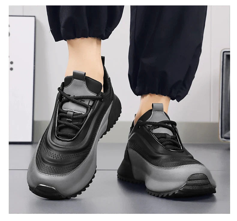 Brand protection 2026 new men's lightweight non-slip breathable wear-resistant running sports fashion versatile casual shoes
