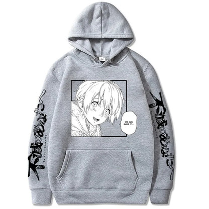 Japanese Anime Fushi We Can Make It To Your Eternity Men's Hoodie Sweatshirt Fashion Brand Design Pullover Fleece Streetwear Top