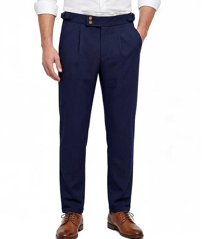 Mens Dress Pants Elastic Business Casual Pants Groom Wedding Party Formal Pants for Men Office Commute Pants