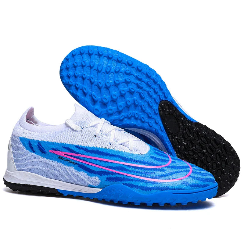Men Training Football Boots Non-Slip Soccer Shoes Outdoor Cleats Futsal Breathable Sneakers Unisex Comfortable FG/TF Ultralight