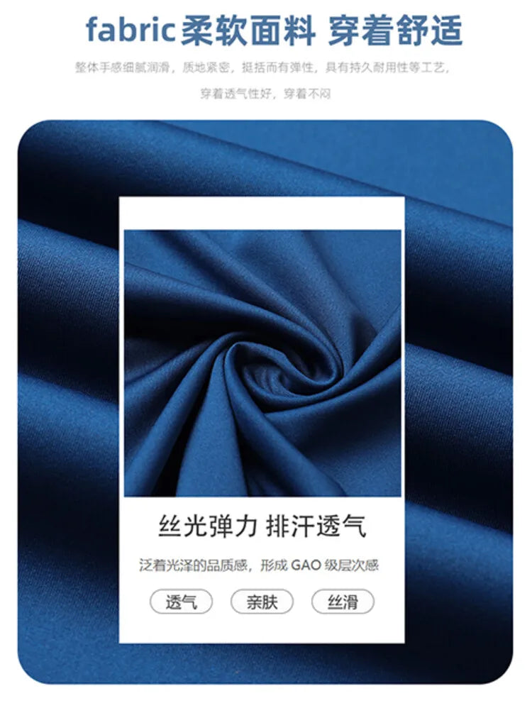 2024 High-quality Elastic Stretch POLO, Business Casual Men's Short-sleeved Shirt, Seamless V-neck M-4XL Men's Polo Shirt