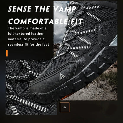 Breathable Hiking Men's Sports Shoes Luxury Designer Climbing Trekking Sneakers for Men Outdoor Work Man Boots 110609A