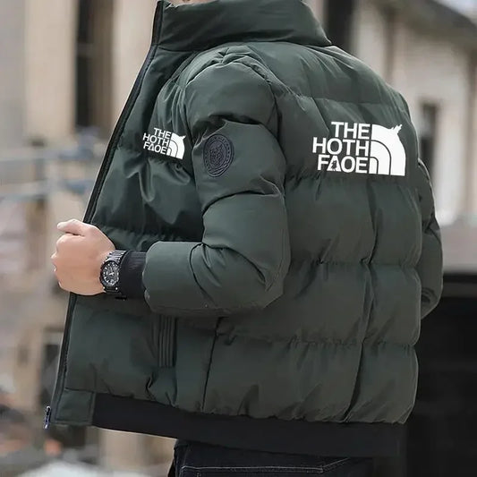 Fashionable thick jacket for men, new warm and waterproof parka coat for autumn and winter, casual and fashionable jacket for me