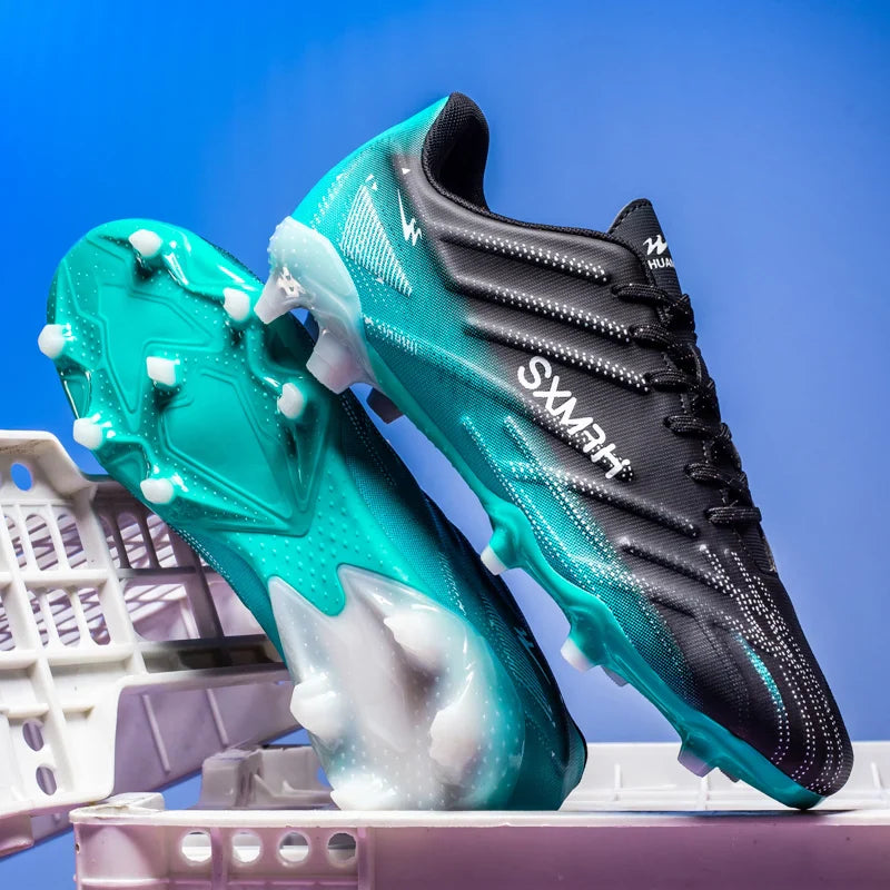 Double Star 2026 New Football Shoes, AG Long Stud for Kids, Primary Students, Teenagers and Adults, Professional Match & Trainin