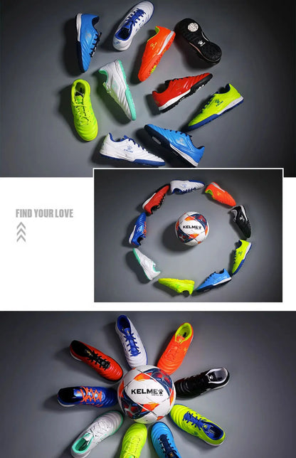Tf Broken Nail Football Shoes Adult Youth Non-slip Football Shoes Artificial Grass Five-a-side Game Football Shoes Sports